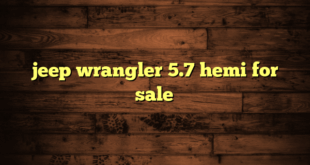 jeep wrangler 5.7 hemi for sale