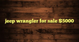 jeep wrangler for sale $5000
