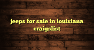 jeeps for sale in louisiana craigslist
