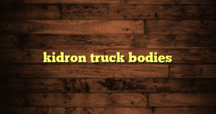 kidron truck bodies
