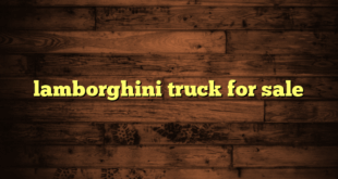 lamborghini truck for sale