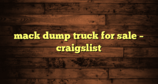 mack dump truck for sale – craigslist