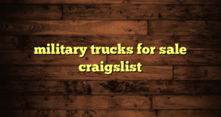 military trucks for sale craigslist