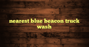 nearest blue beacon truck wash