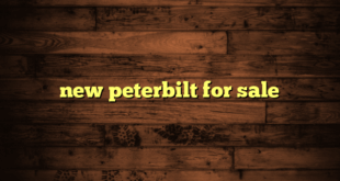 new peterbilt for sale
