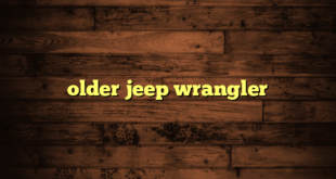 older jeep wrangler
