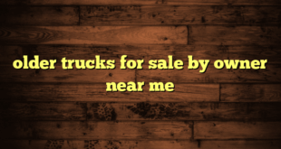 older trucks for sale by owner near me