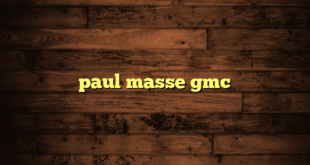 paul masse gmc