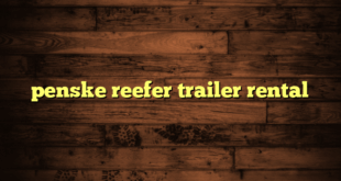 penske reefer trailer rental