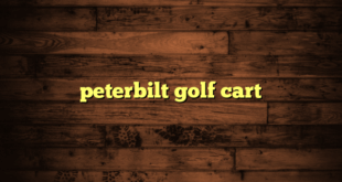 peterbilt golf cart