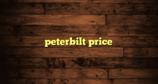 peterbilt price
