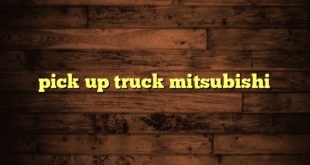 pick up truck mitsubishi