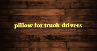 pillow for truck drivers