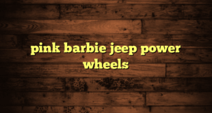 pink barbie jeep power wheels
