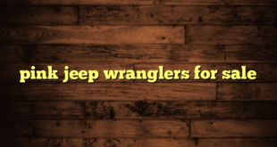 pink jeep wranglers for sale