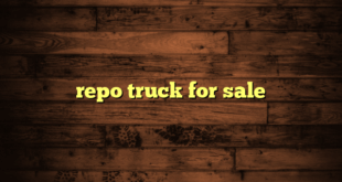 repo truck for sale