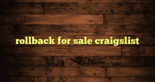 rollback for sale craigslist