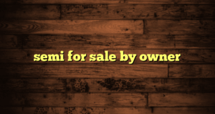 semi for sale by owner