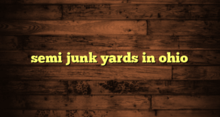 semi junk yards in ohio