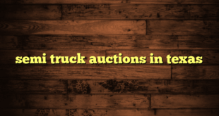 semi truck auctions in texas