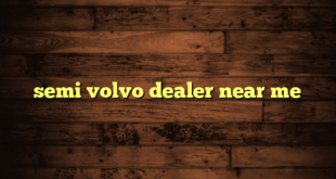semi volvo dealer near me