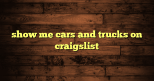 show me cars and trucks on craigslist