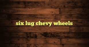 six lug chevy wheels