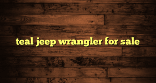 teal jeep wrangler for sale