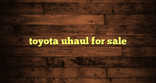 toyota uhaul for sale