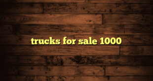 trucks for sale 1000