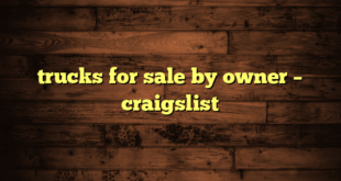 trucks for sale by owner – craigslist
