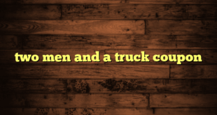two men and a truck coupon