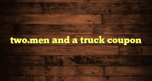 two.men and a truck coupon