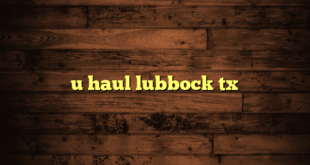 u haul lubbock tx