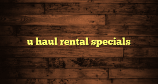 u haul rental specials