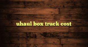 uhaul box truck cost