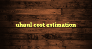uhaul cost estimation