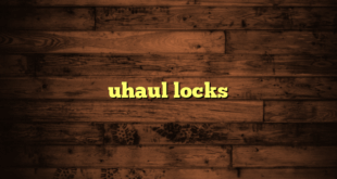 uhaul locks