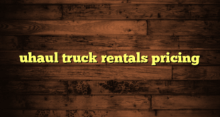 uhaul truck rentals pricing