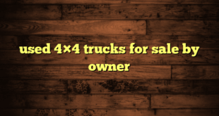 used 4×4 trucks for sale by owner