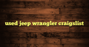 used jeep wrangler craigslist