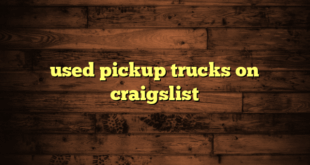 used pickup trucks on craigslist