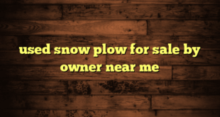 used snow plow for sale by owner near me