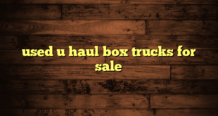 used u haul box trucks for sale