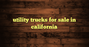 utility trucks for sale in california