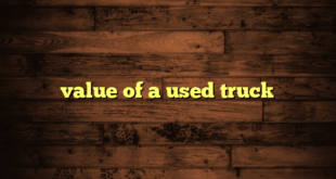 value of a used truck