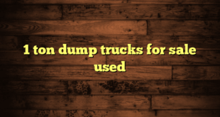 1 ton dump trucks for sale used