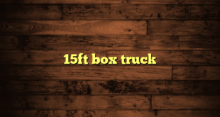 15ft box truck