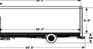 26 foot moving truck dimensions
