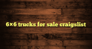 6×6 trucks for sale craigslist